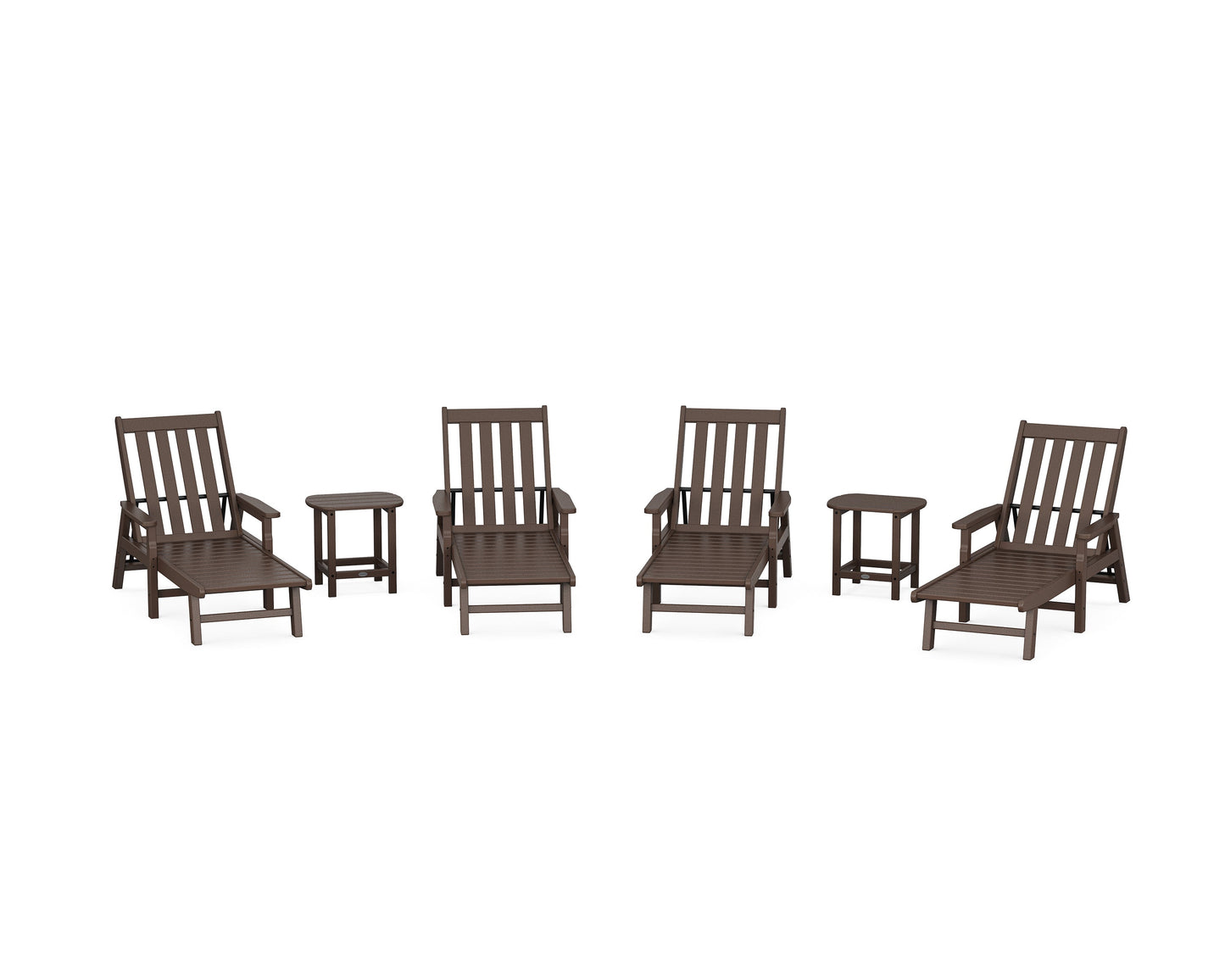 Vineyard 6-Piece Chaise with Arms Set