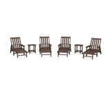 Vineyard 6-Piece Chaise with Arms Set