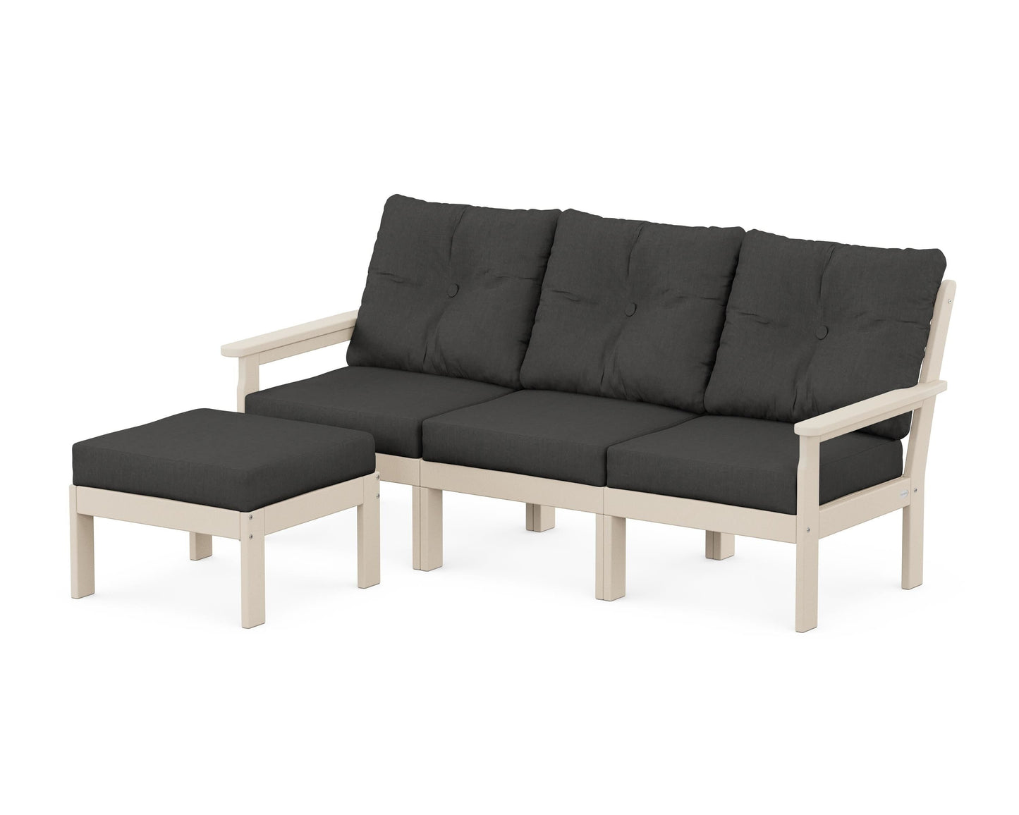 Vineyard 4-Piece Sectional with Ottoman
