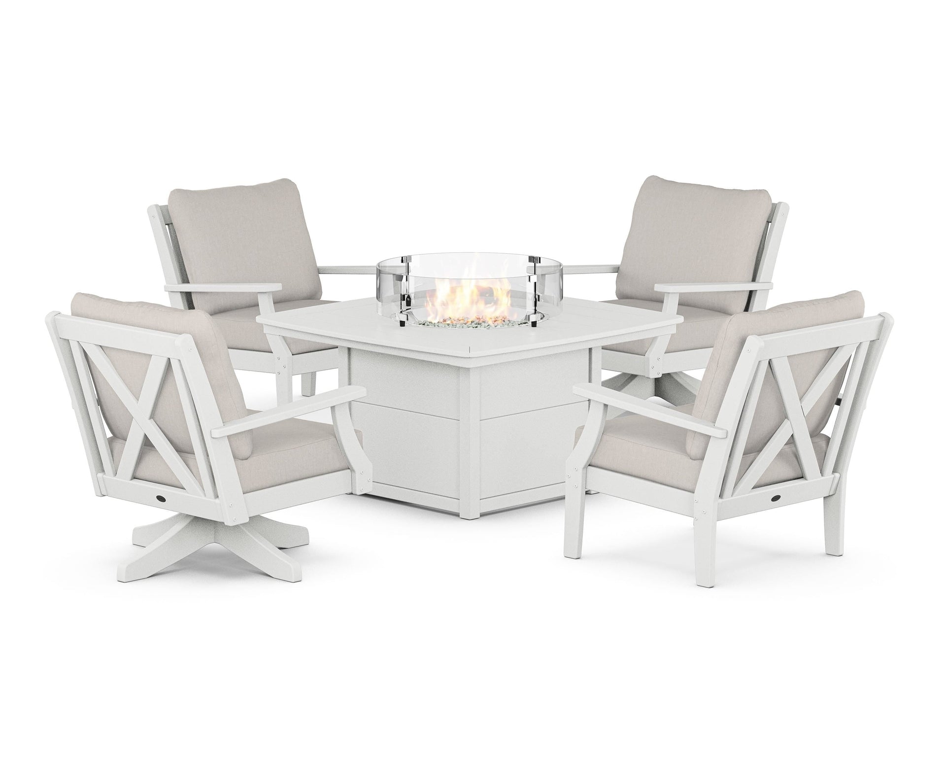Braxton 5-Piece Deep Seating Set with Fire Table