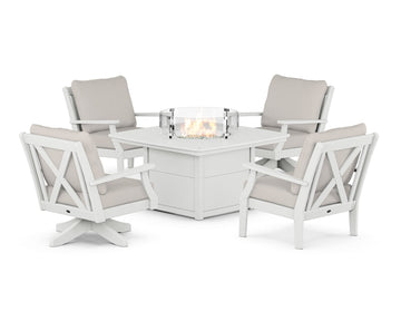 Braxton 5-Piece Deep Seating Set with Fire Table