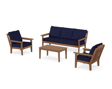 Cottage 4-Piece Deep Seating Set with Sofa
