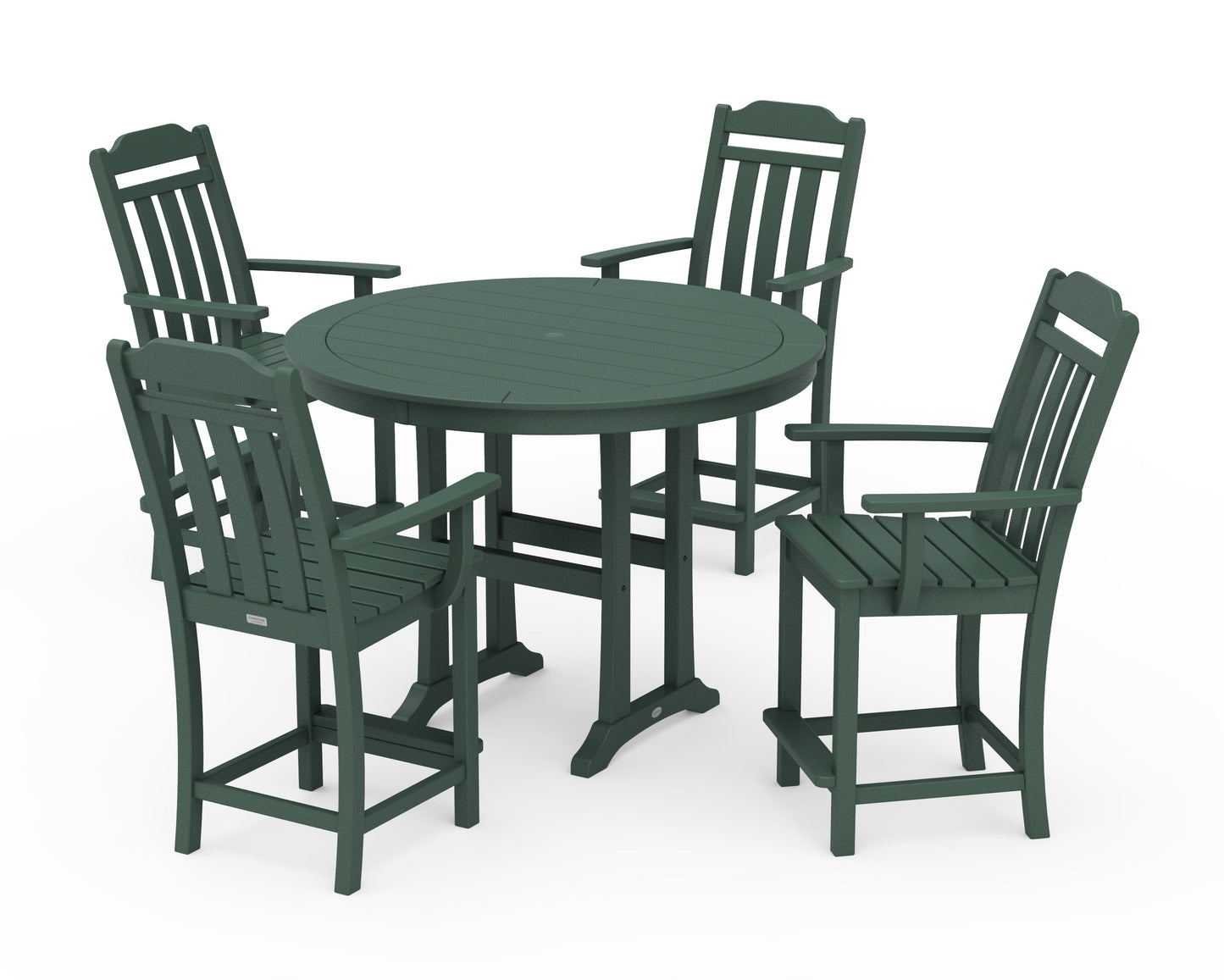 Cottage 5-Piece Round Counter Set