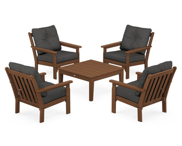 Vineyard 5-Piece Deep Seating Conversation Set
