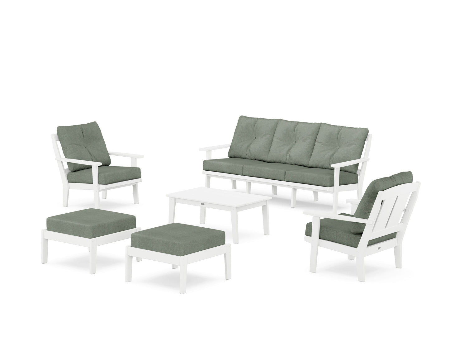 Mission 6-Piece Lounge Sofa Set