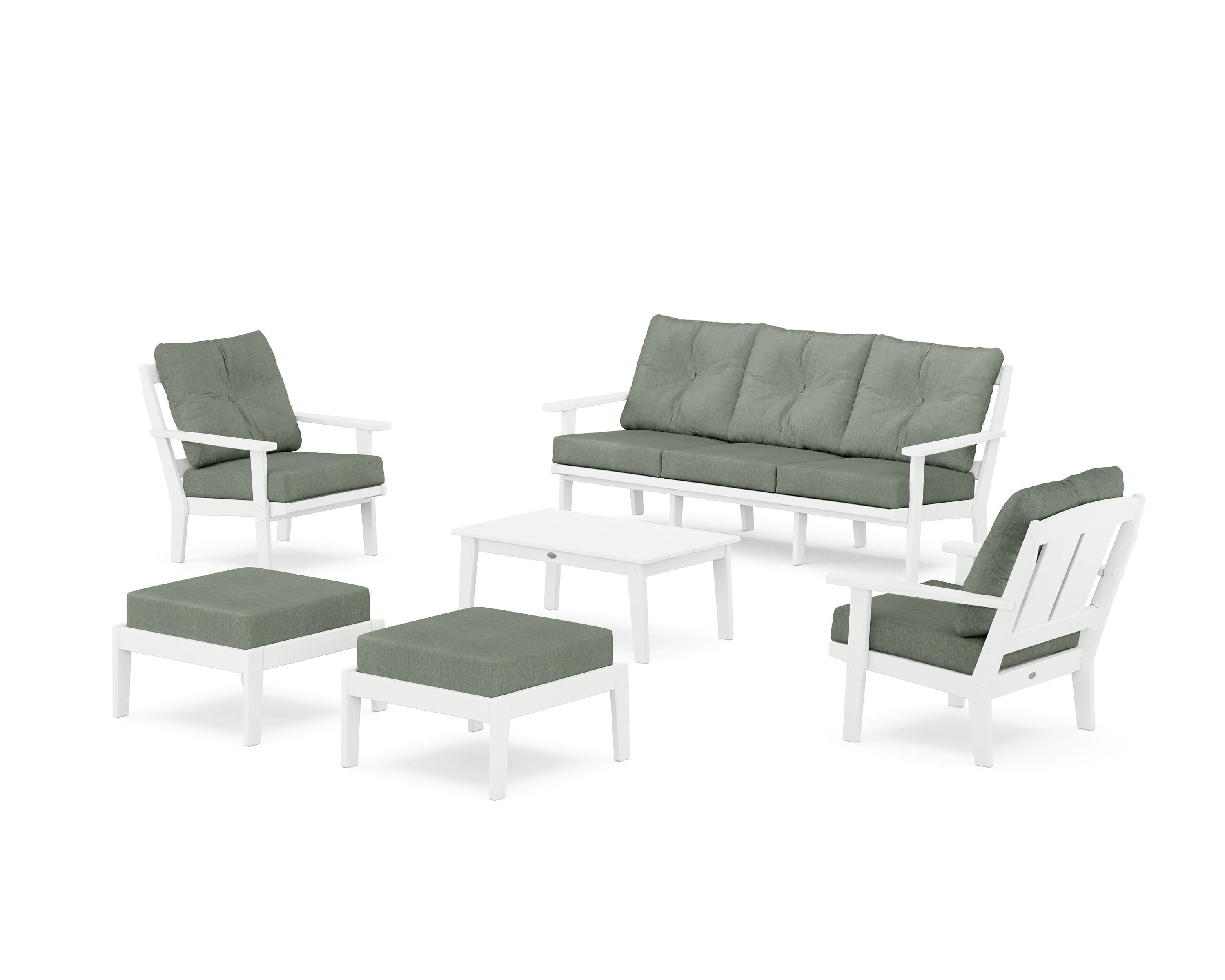 Mission 6-Piece Lounge Sofa Set