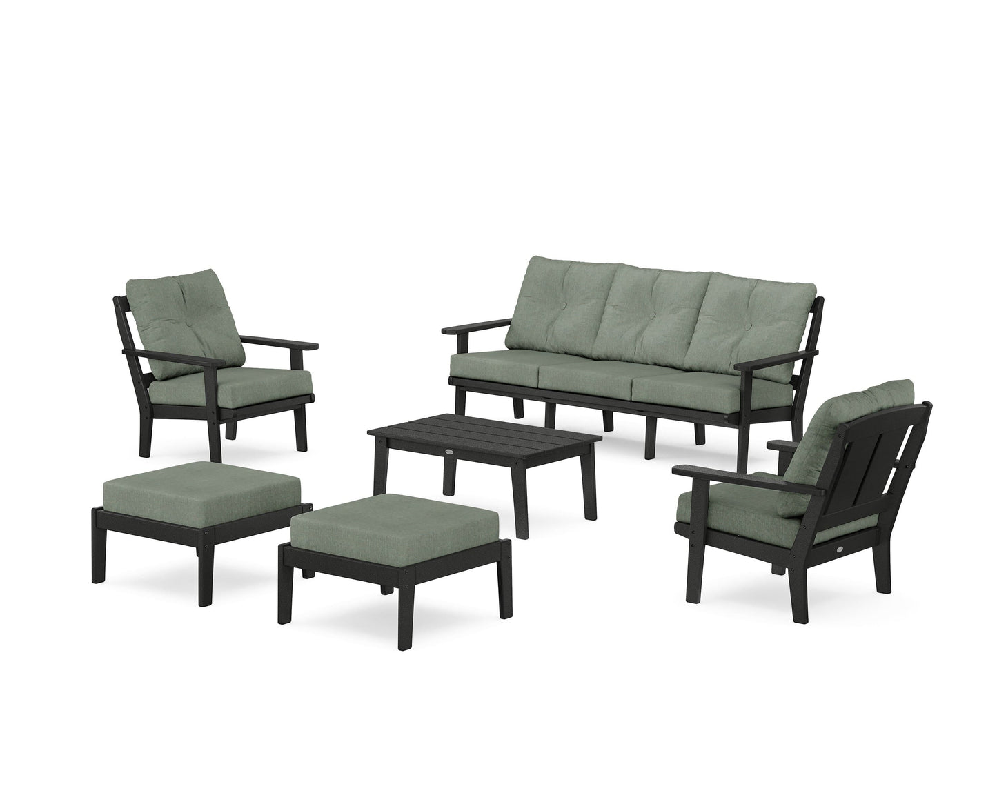 Mission 6-Piece Lounge Sofa Set