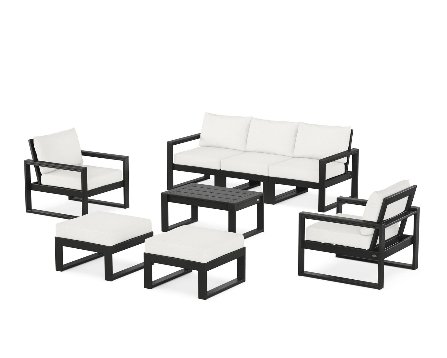 EDGE Sectional 8-Piece Lounge Sofa Set