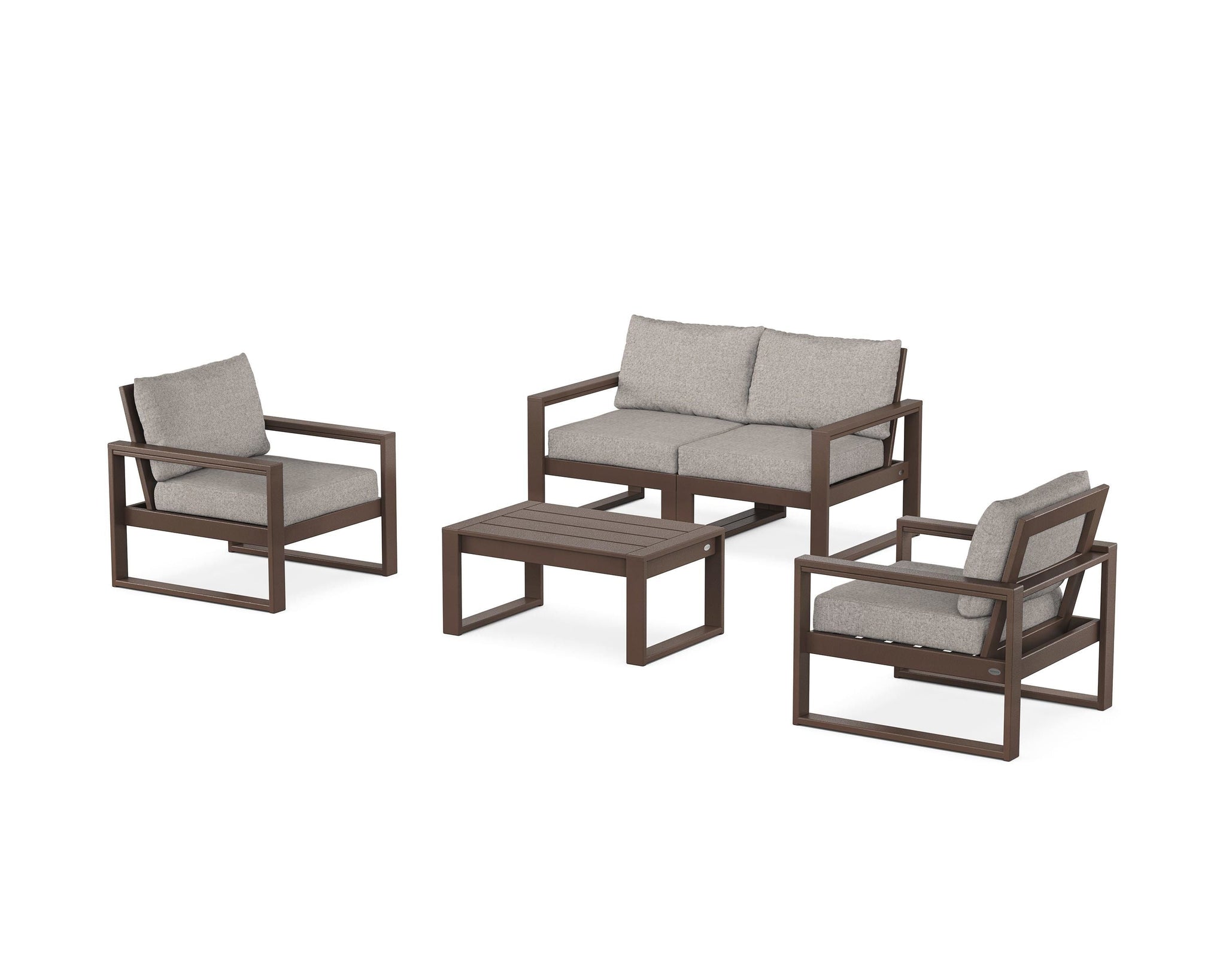 EDGE Sectional 4-Piece Deep Seating Set with Loveseat