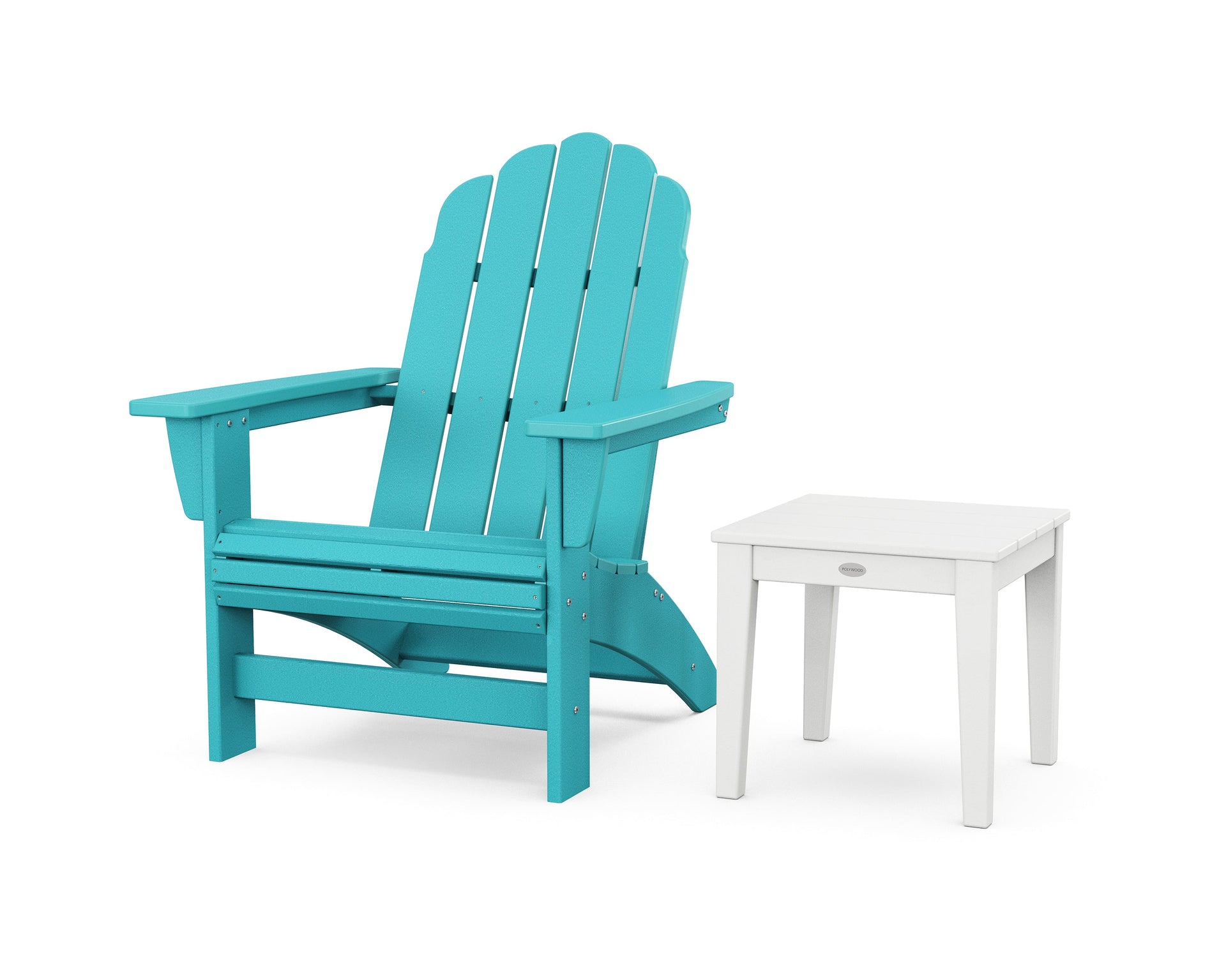 Vineyard Grand Adirondack Chair with Side Table