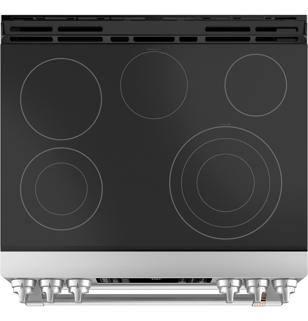 CAFÉ™ 30" Smart Slide-In, Front-Control, Radiant and Convection Double-Oven Range