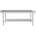 30" x  60" 16-Gauge Stainless Steel Equipment Stand with Galvanized Undershelf