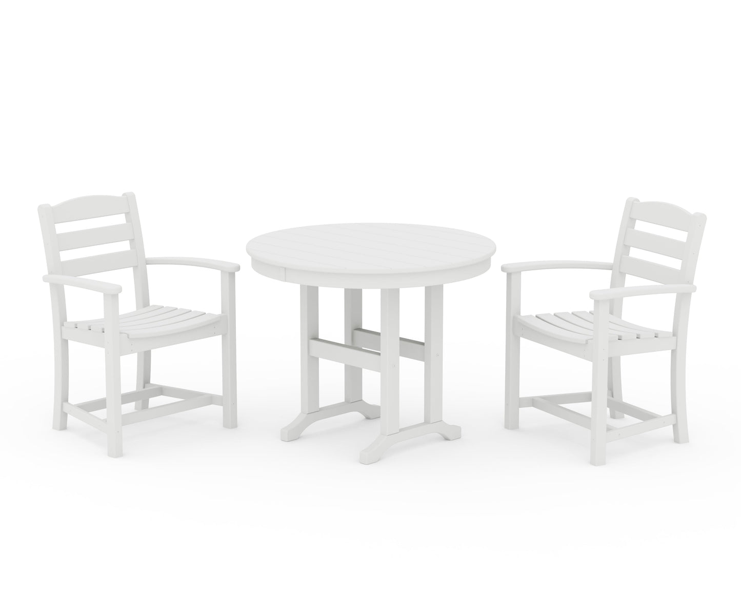 La Casa Café 3-Piece Round Dining Set