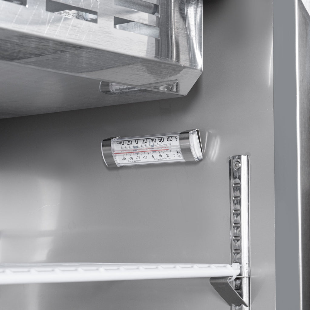 60 in. Commercial Refrigerated Prep Station Cold Table, Stainless-Steel Refrigerator with 12-Pan (Not Included) Capacity with Cover and Two Adjustable Shelves, ETL Listed