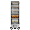 33 in. Commercial Insulated Heated Holding/Proofing Cabinet with Glass Door and 36-Pan Capacity in Silver