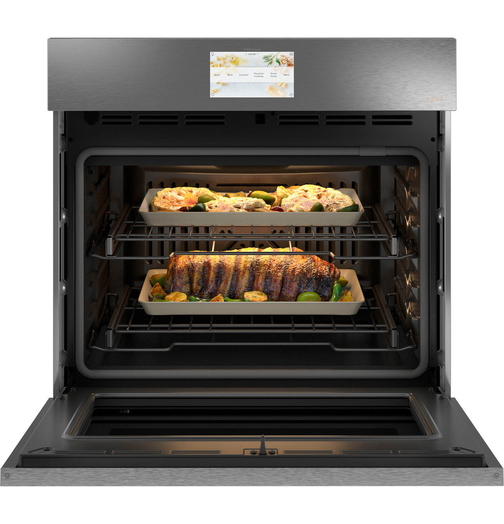 CAFÉ™ 30" Smart Built-In Convection Single Wall Oven in Platinum Glass