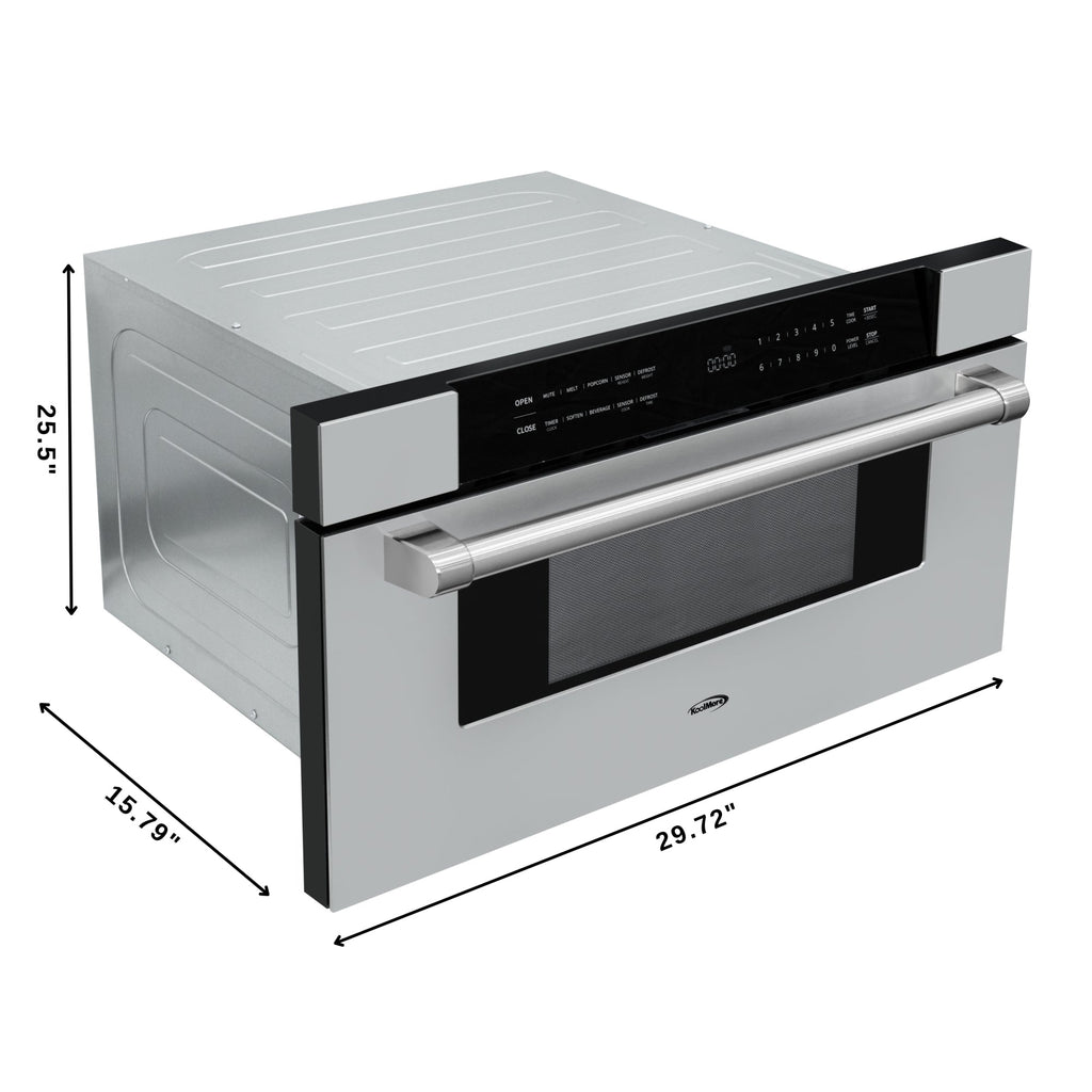 30 in. Microwave Drawer, 1.2 cu. ft. Capacity in Stainless-Steel