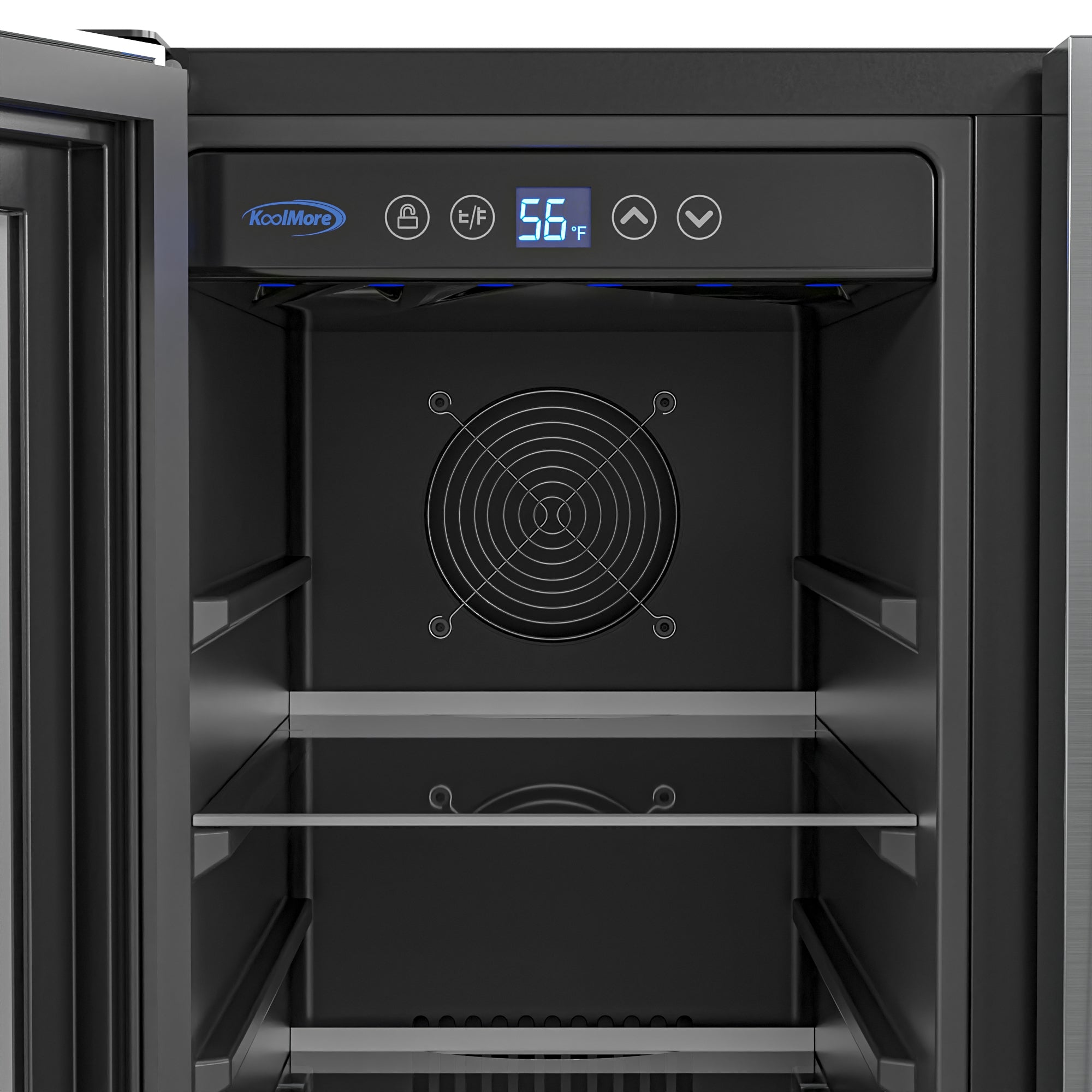 24 in. Dual Zone, Full Glass Door, 21-Bottle/60-Can Wine and Beverage Cooler, Freestanding or Built-in Unit, 4 cu ft.