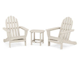 Classic Adirondack 3-Piece Set with South Beach 18" Side Table