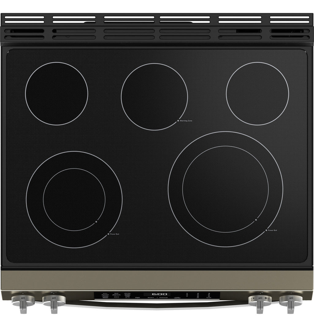 GE® ENERGY STAR® 30" Slide-In Electric Convection Range with No Preheat Air Fry and EasyWash™ Oven Tray