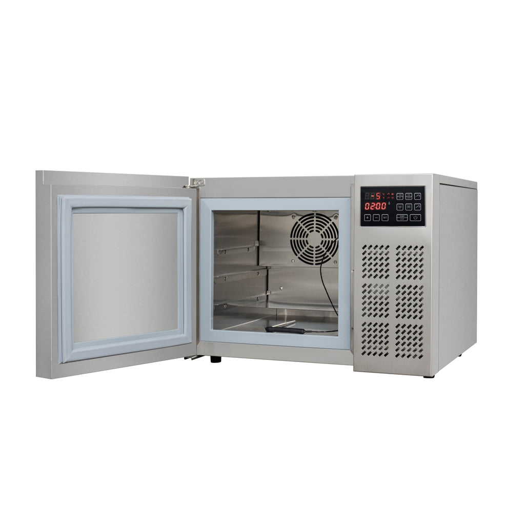 25 in. 3-Pan Commercial Countertop Blast Chiller 15 lbs Rapid Chill / 8.8 lbs Rapid Freeze with ETL for Safety and Sanitation in Stainless-Steel