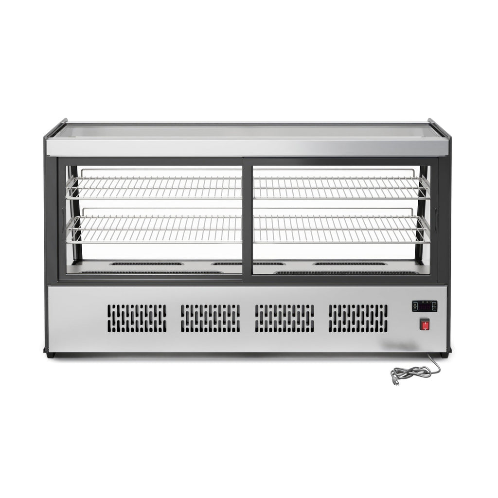 48 in. Countertop Bakery Display Refrigerator in Stainless Steel, 7 cu. ft.