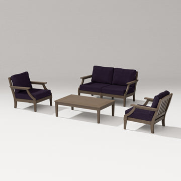 Estate Lounge 4-Piece Loveseat Set