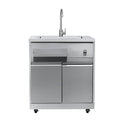 32 in. Sink with Cabinet in Stainless-Steel for Outdoor Kitchen (KM-OKS-SWC)