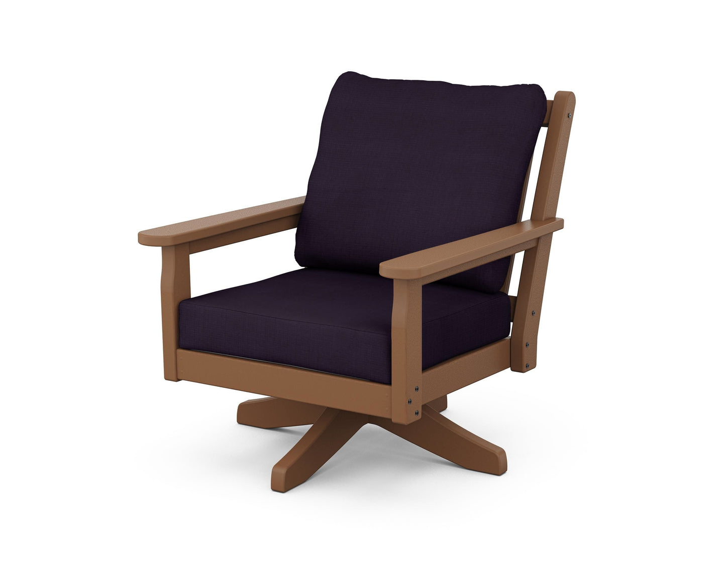 Chippendale Deep Seating Swivel Chair