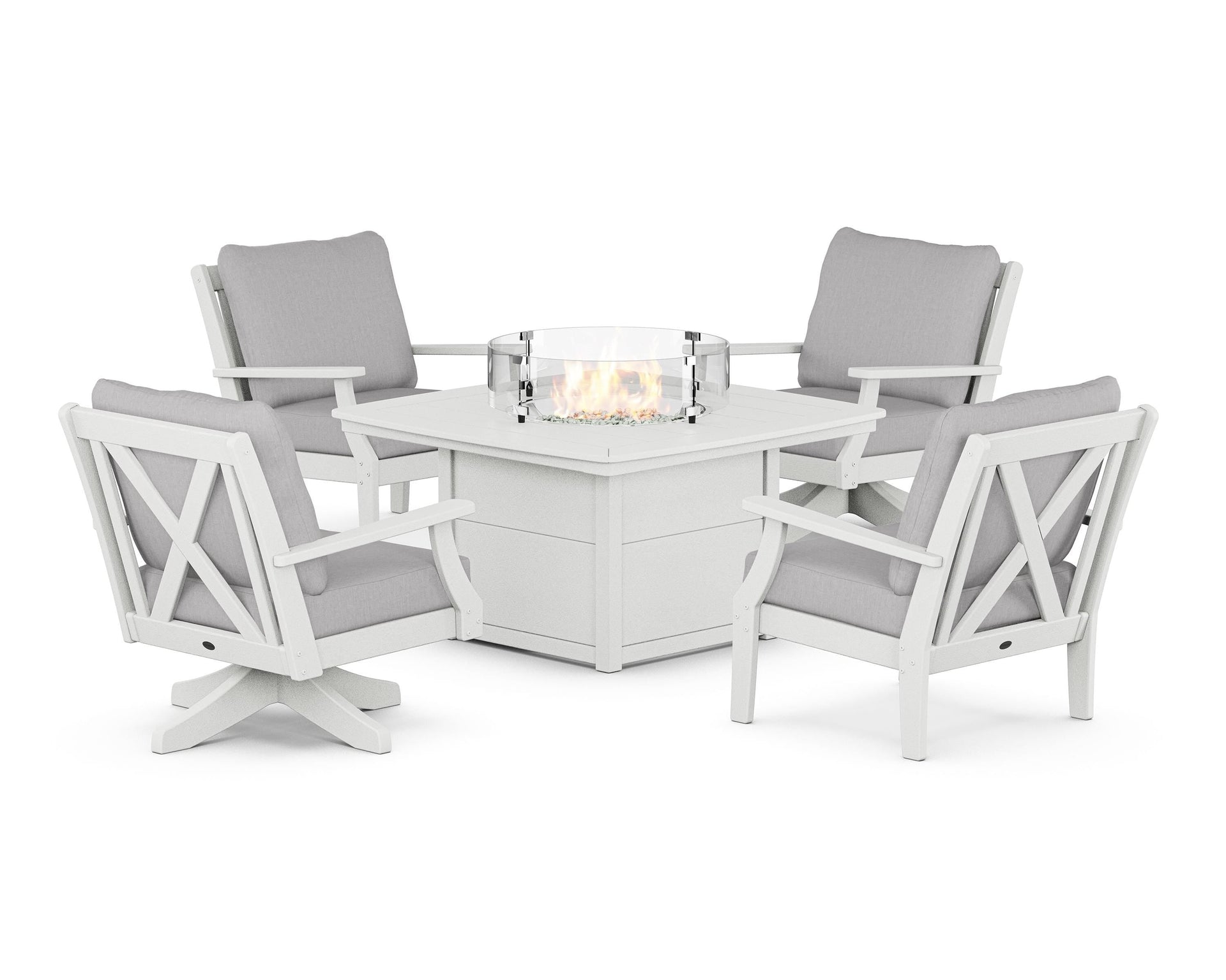 Braxton 5-Piece Deep Seating Set with Fire Table