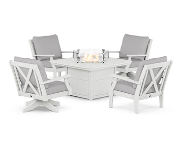 Braxton 5-Piece Deep Seating Set with Fire Table