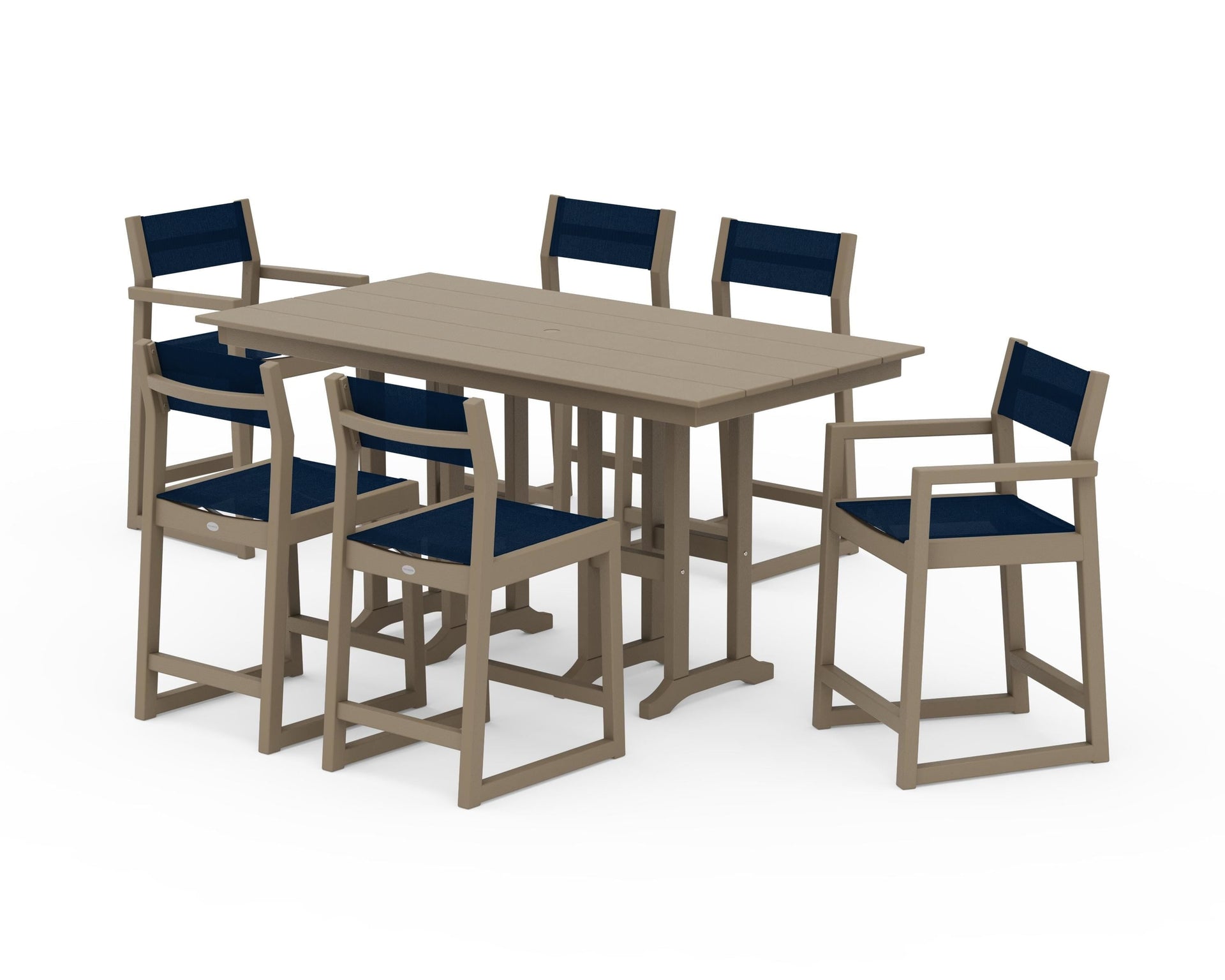 EDGE Sling 7-Piece Farmhouse Counter Set