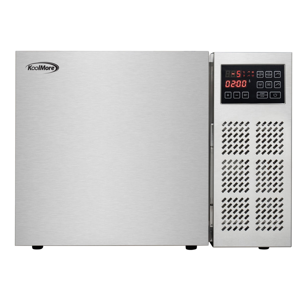 25 in. 3-Pan Commercial Countertop Blast Chiller 15 lbs Rapid Chill / 8.8 lbs Rapid Freeze with ETL for Safety and Sanitation in Stainless-Steel