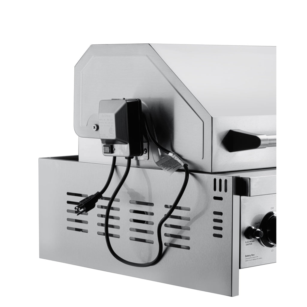 30 in. Built-in Liquid Propane BBQ Grill for Outdoor Kitchen in Stainless-Steel