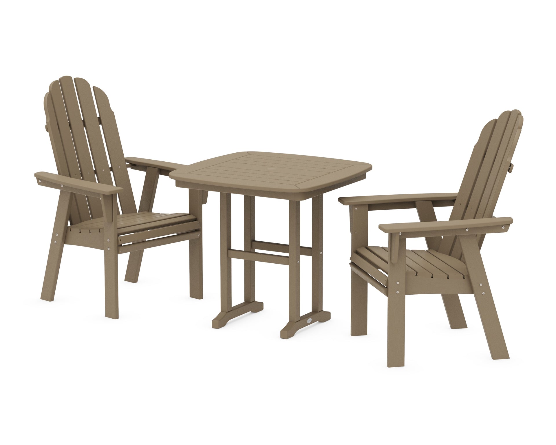 Vineyard Adirondack 3-Piece Dining Set