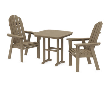 Vineyard Adirondack 3-Piece Dining Set
