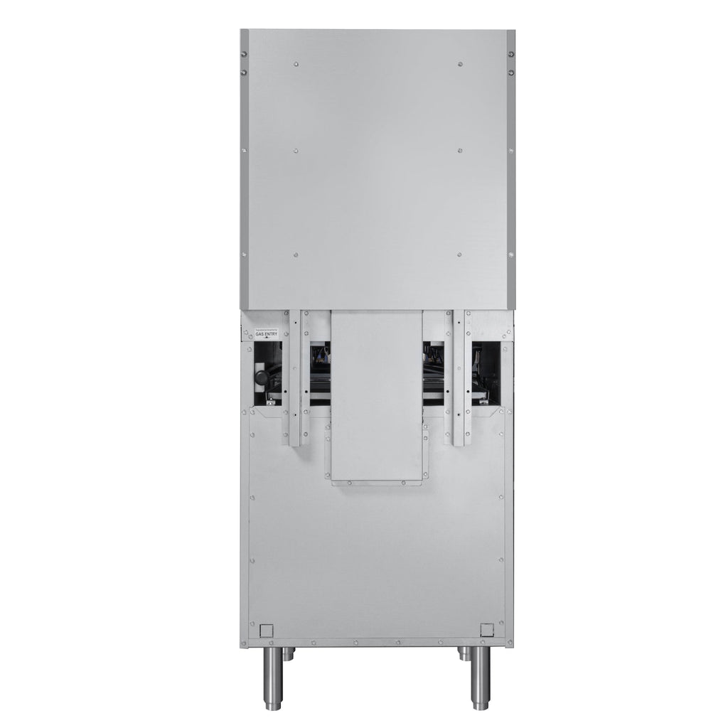 24 in. 4 Burner Commercial Liquid Propane Range with Oven in Stainless-Steel