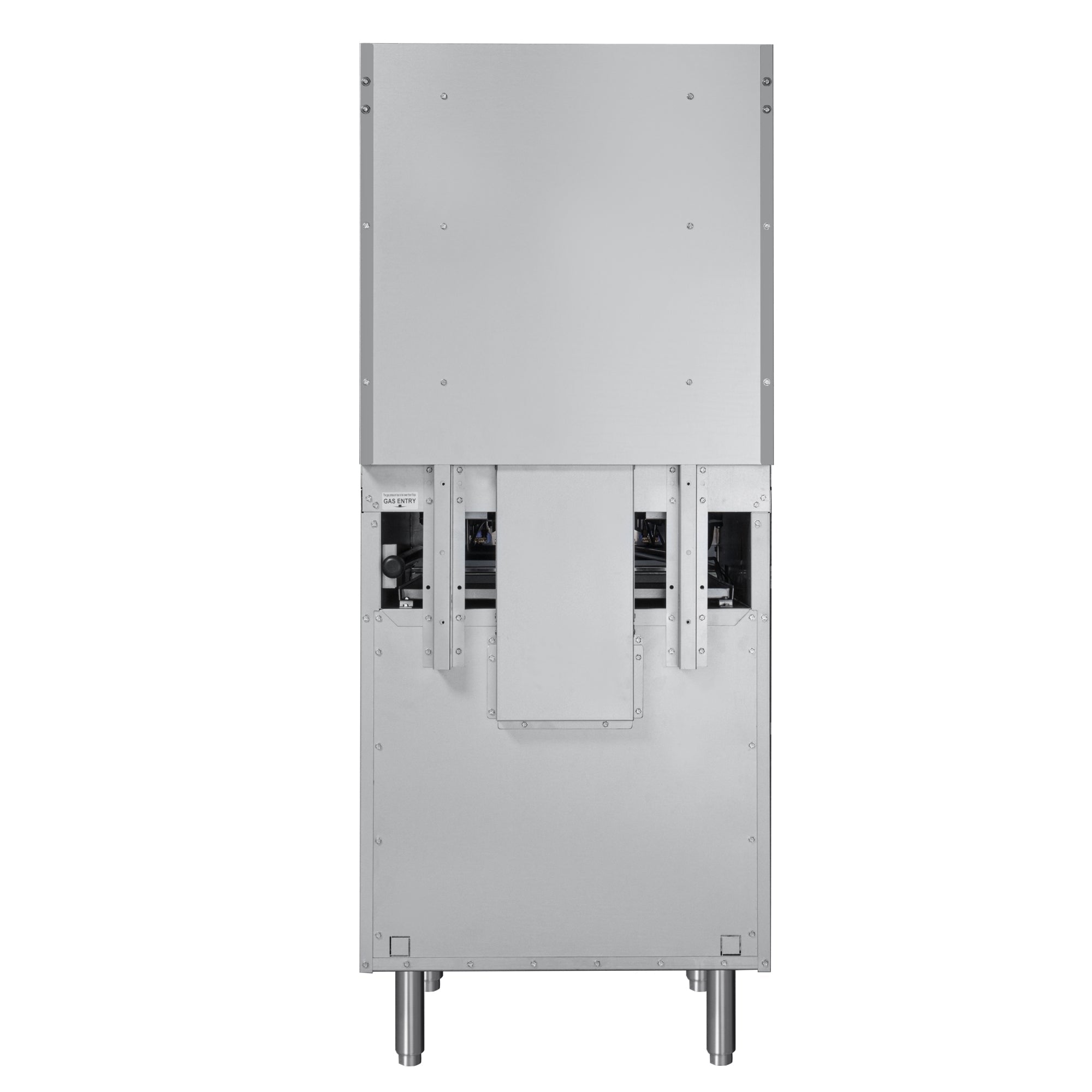 24 in. 4 Burner Commercial Liquid Propane Range with Oven in Stainless-Steel
