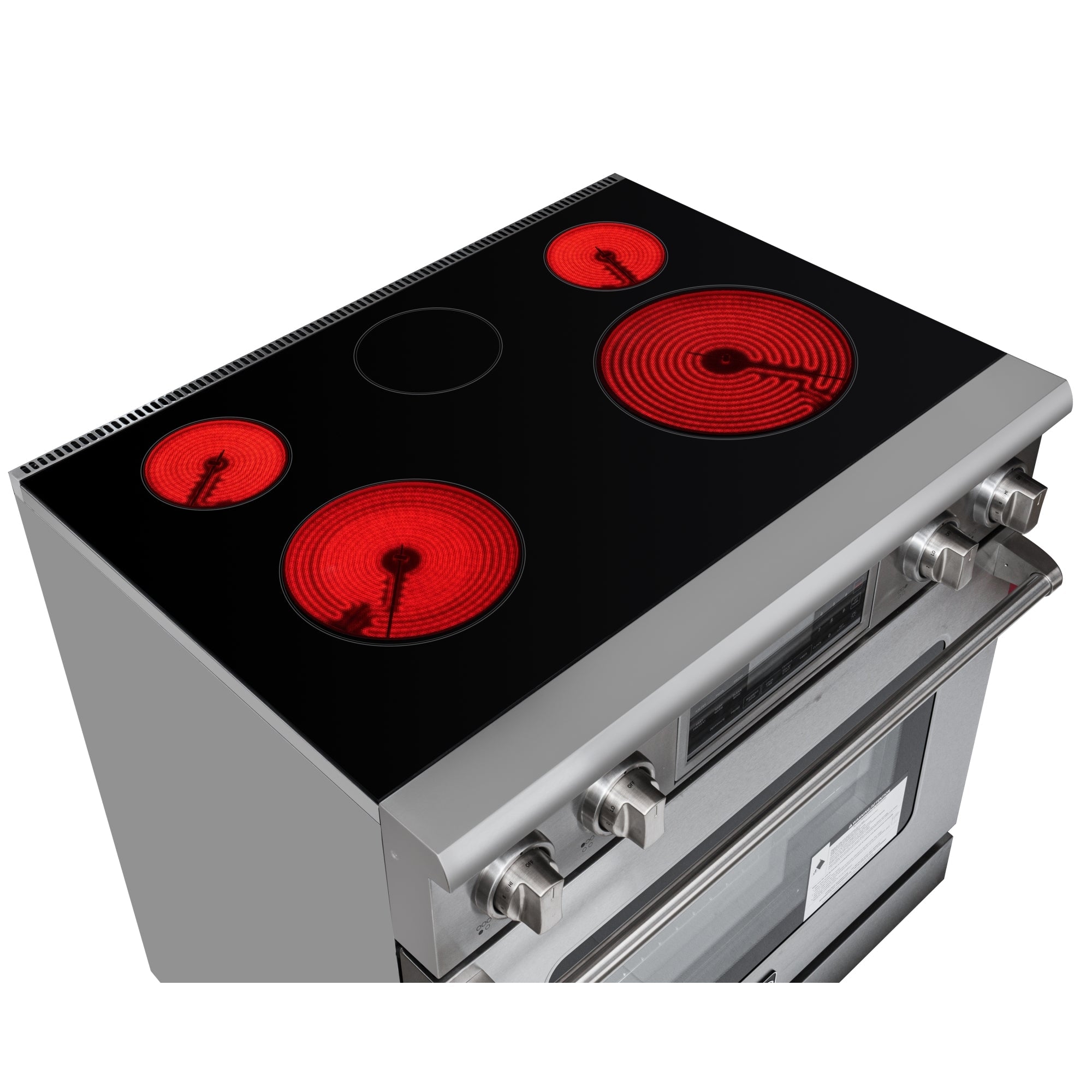 36 in. Electric Professional Range with Tilt Panel and Digital controls, Self-Cleaning, 16300W of Power, 240V in Stainless-Steel