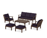 Chinoiserie 6-Piece Lounge Sofa Set
