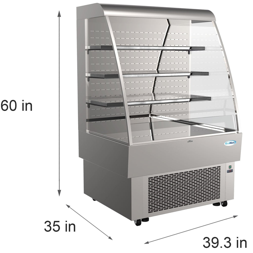 35 in. Open Air Grab and Go Refrigerator - 13.4 Cu Ft. - Wrap