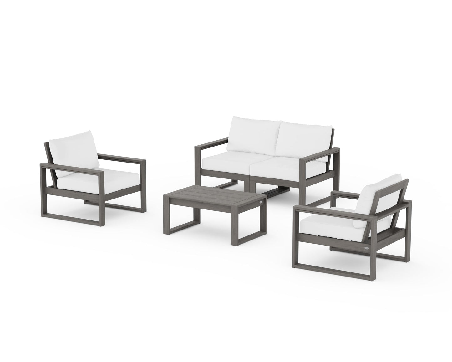 EDGE Sectional 4-Piece Deep Seating Set with Loveseat