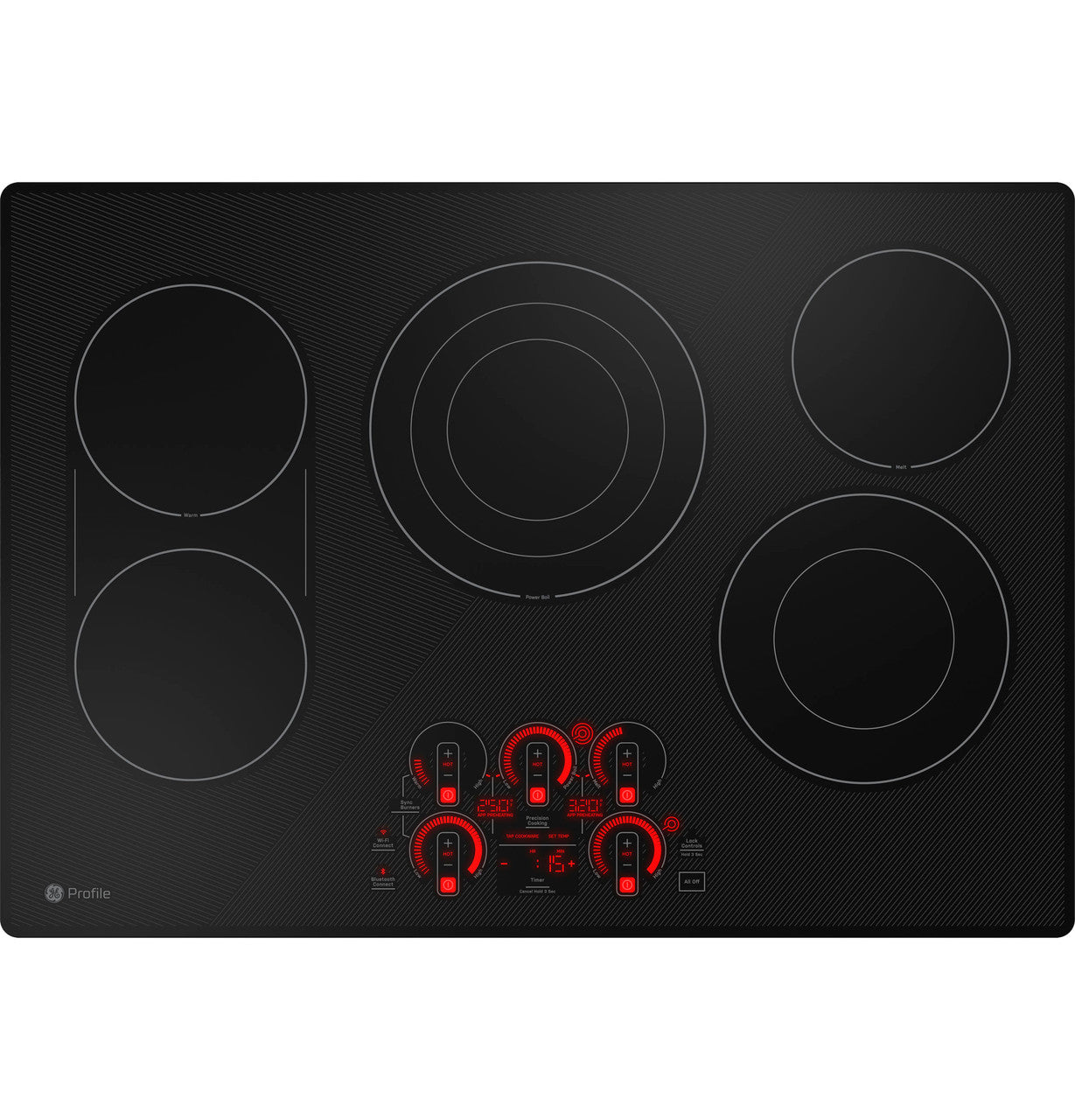 GE Profile™ 30" Built-In Touch Control Electric Cooktop