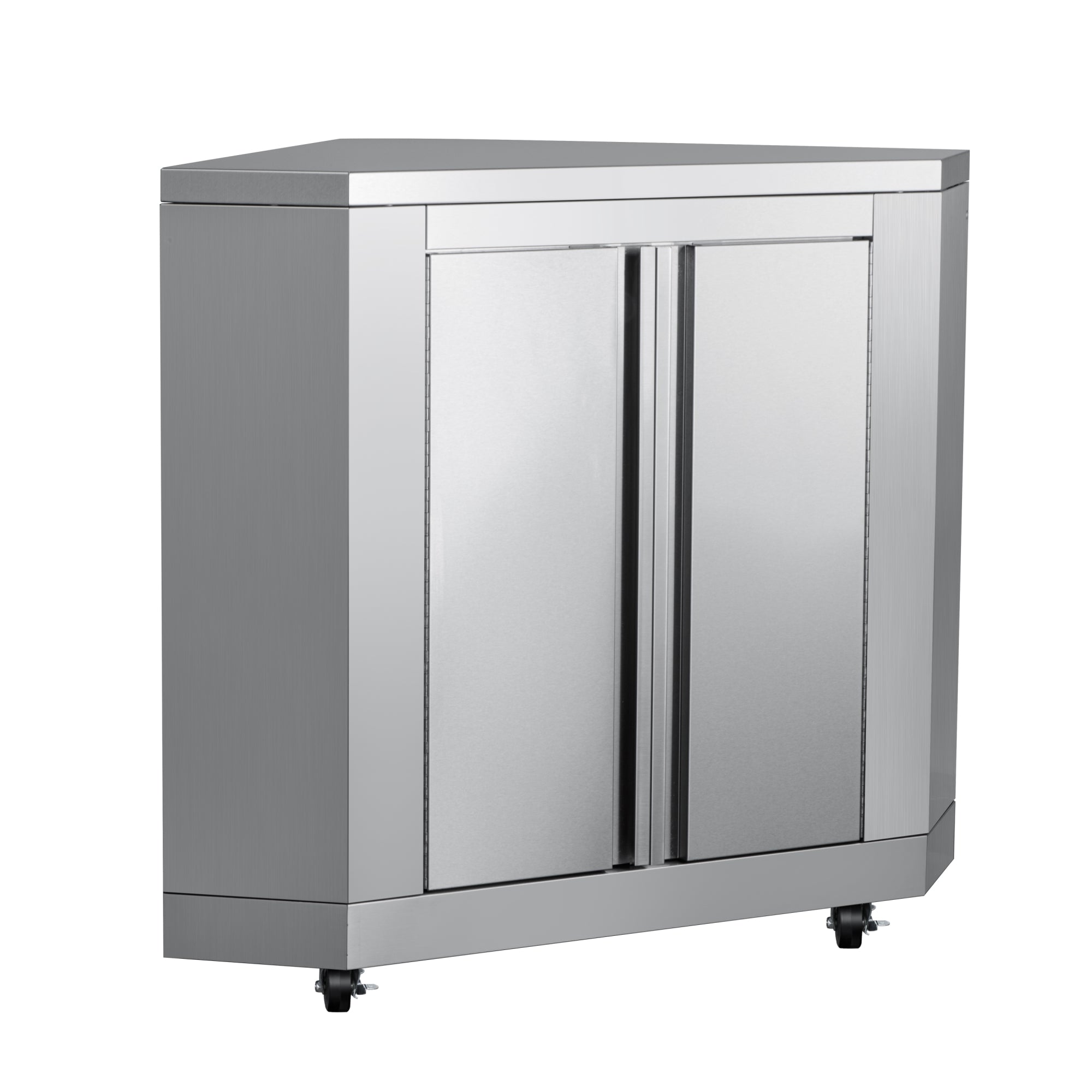 26 in. Stainless-Steel Corner Cabinet for Outdoor Kitchen (KM-OKS-CCAB)