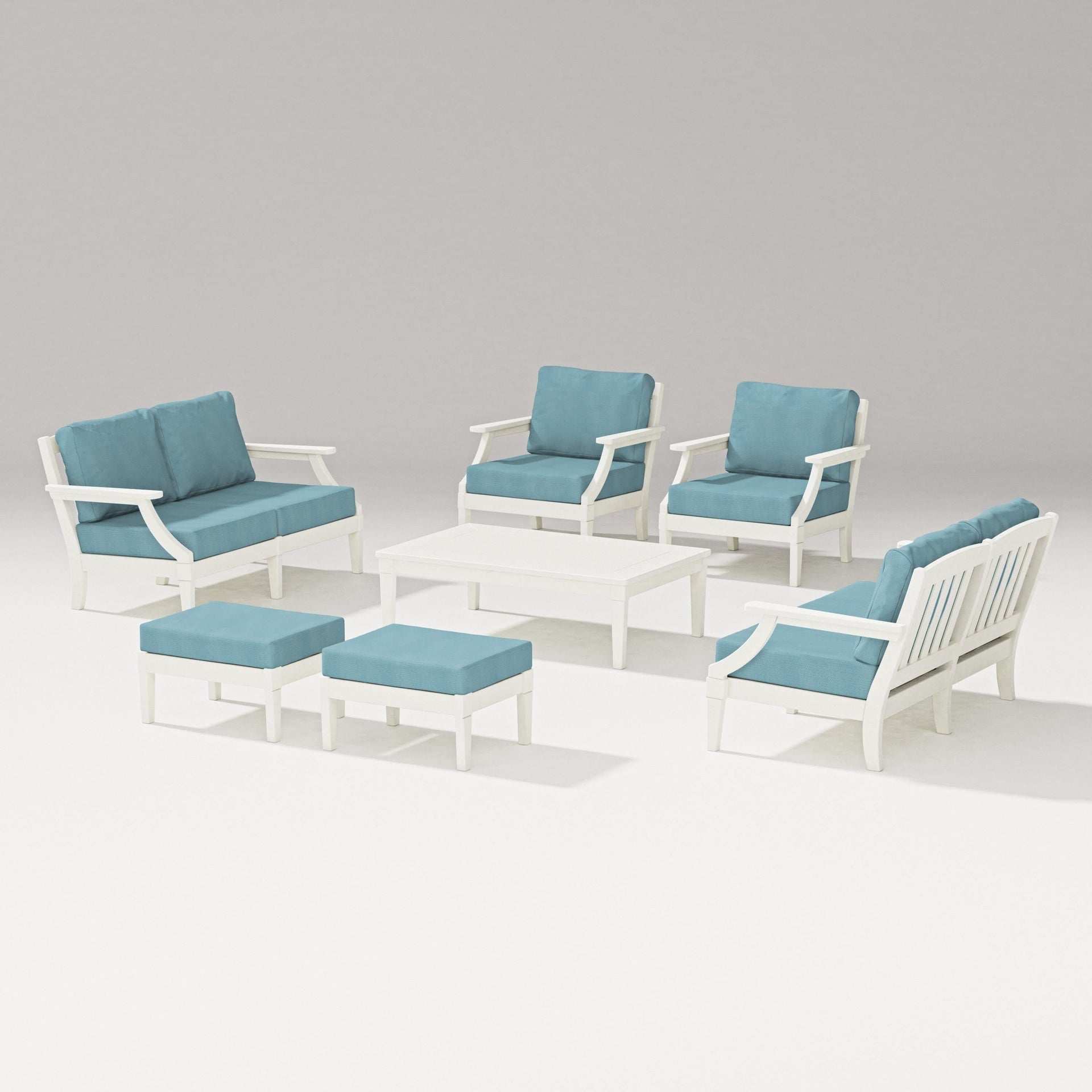 Estate 7-Piece Lounge Loveseat Set
