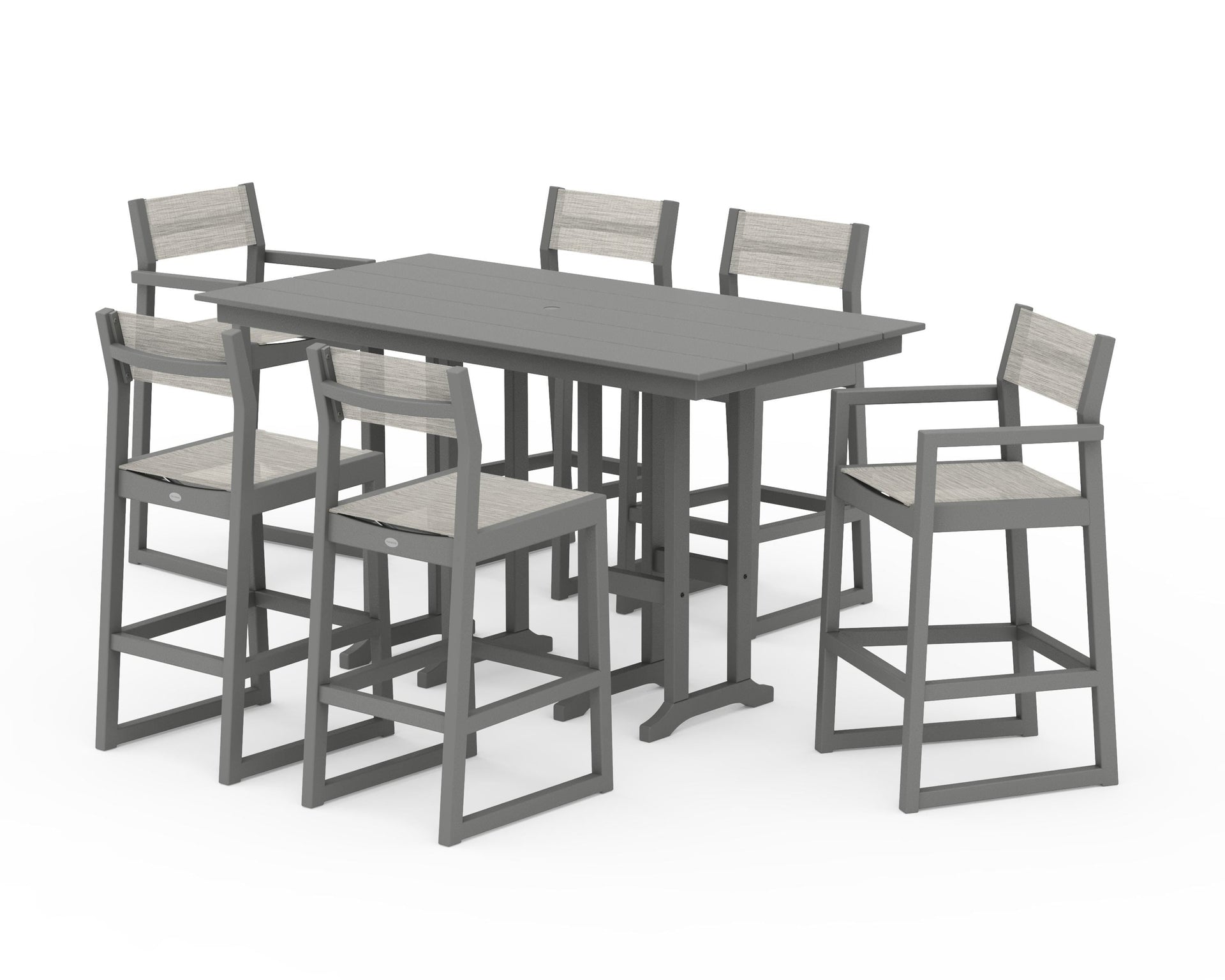 EDGE Sling 7-Piece Farmhouse Bar Set