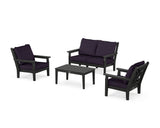Chippendale 4-Piece Deep Seating Set with Loveseat