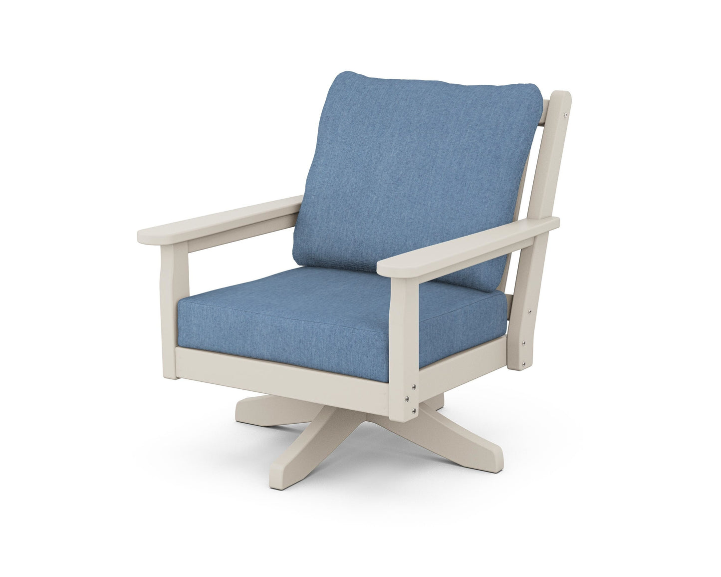 Chippendale Deep Seating Swivel Chair