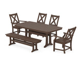 Braxton 6-Piece Dining Set with Trestle Legs