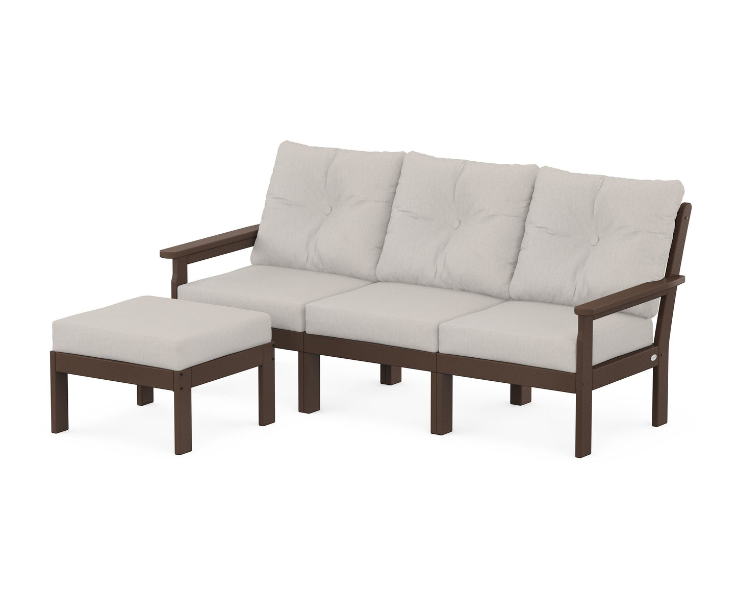 Vineyard 4-Piece Sectional with Ottoman